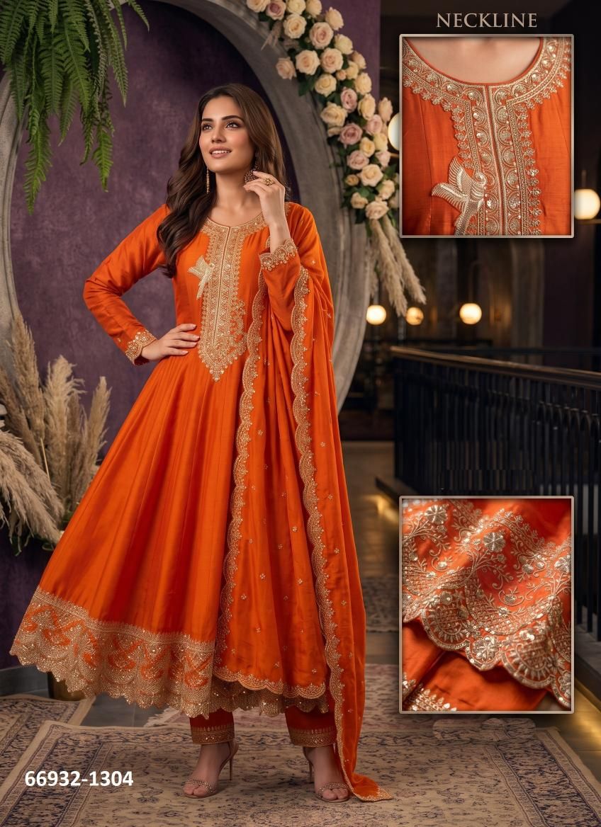 KAAMINI - Catalog # 66932 (Set of 4 Readymade Salwar Suits) KAAMINI - Catalog # 66932 (Set of 4 Readymade Salwar Suits)