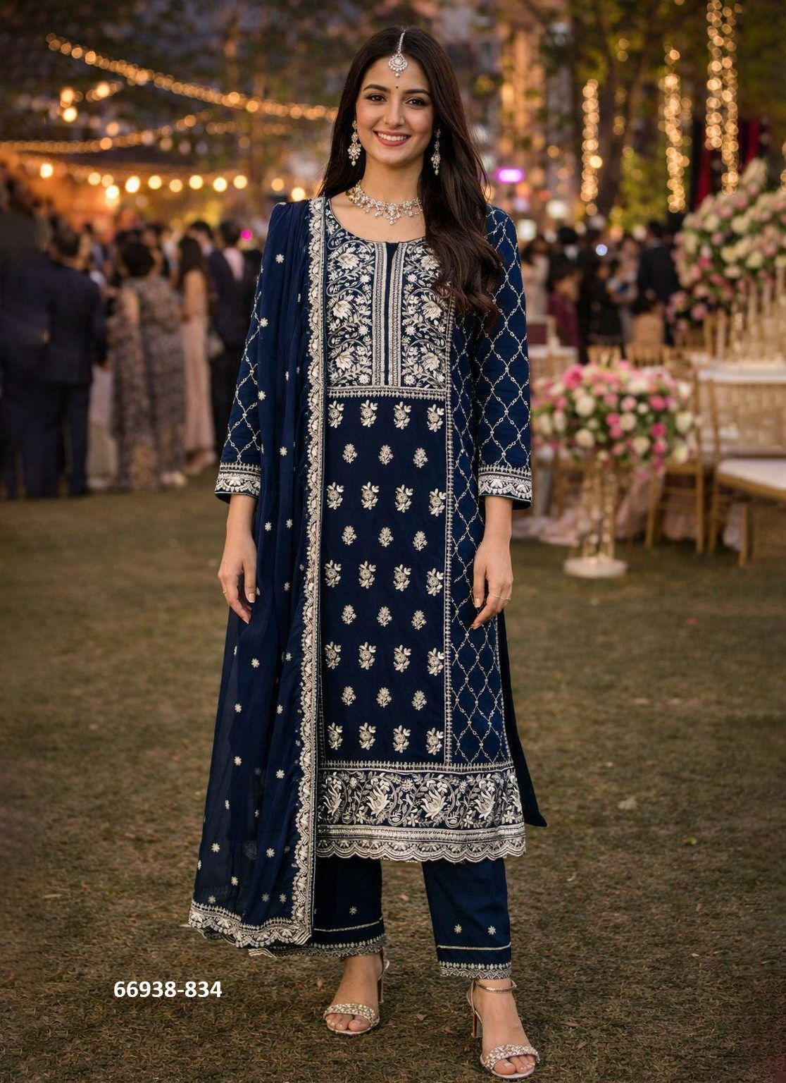 HOOR - Catalog # 66938 (Set of 2 Readymade Salwar Suits) HOOR - Catalog # 66938 (Set of 2 Readymade Salwar Suits)