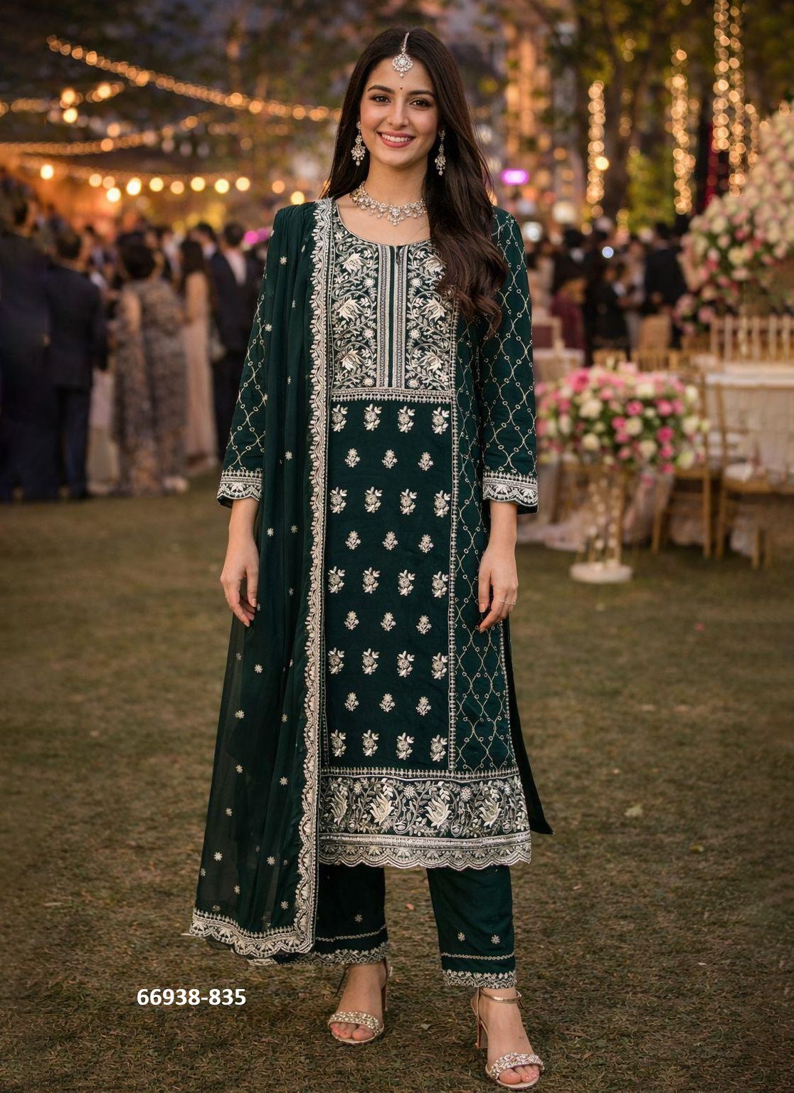 HOOR - Catalog # 66938 (Set of 2 Readymade Salwar Suits) HOOR - Catalog # 66938 (Set of 2 Readymade Salwar Suits)