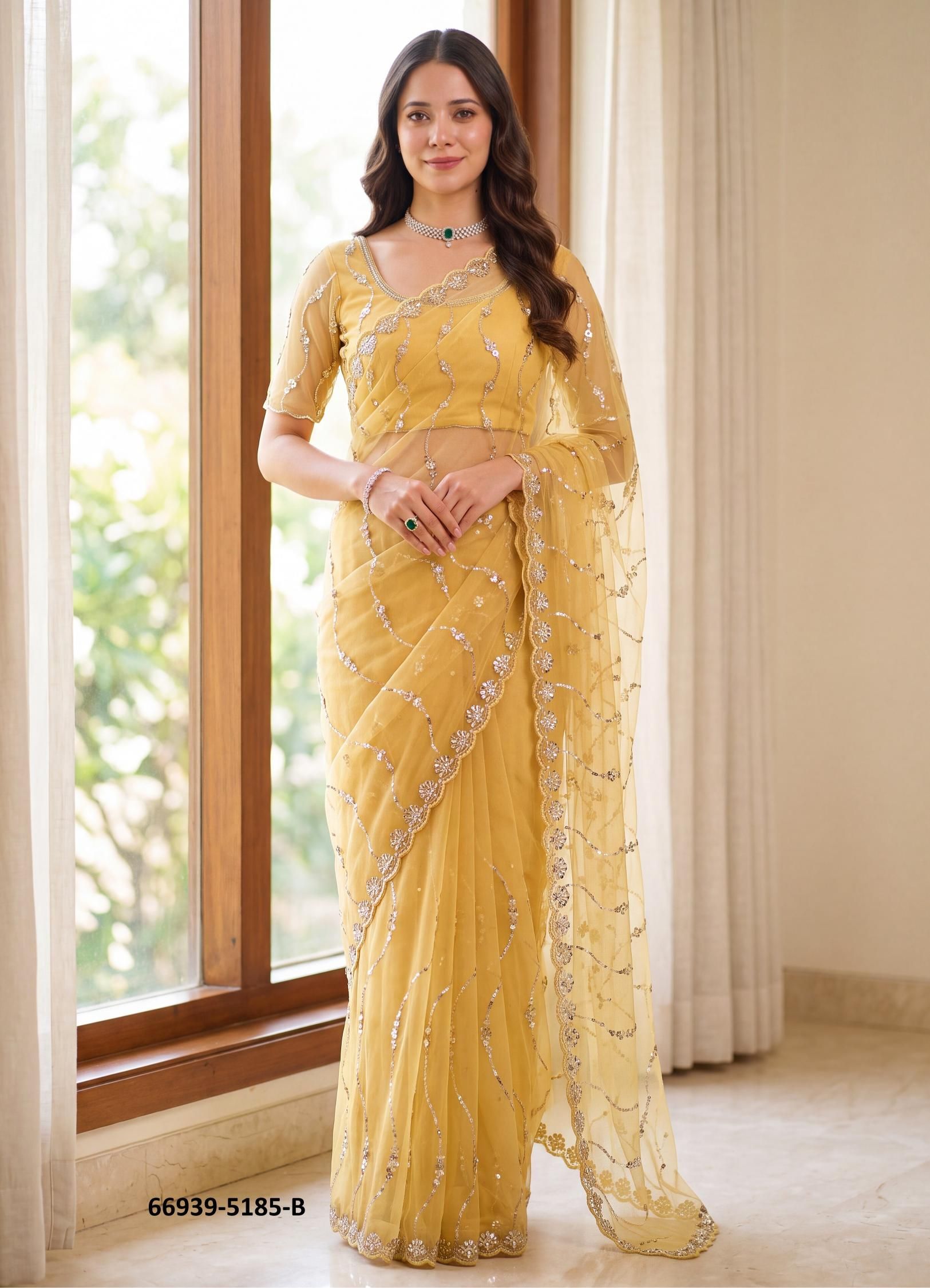 DESIGN 5185 - Catalog # 66939 (Set of 4 Sarees)