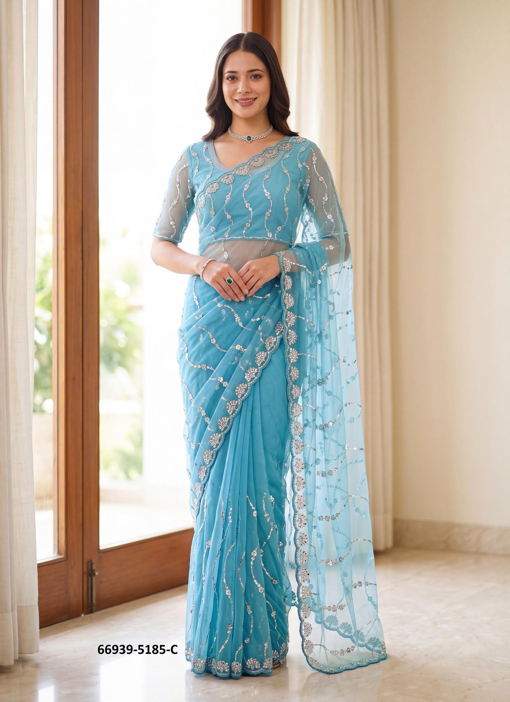 DESIGN 5185 - Catalog # 66939 (Set of 4 Sarees)