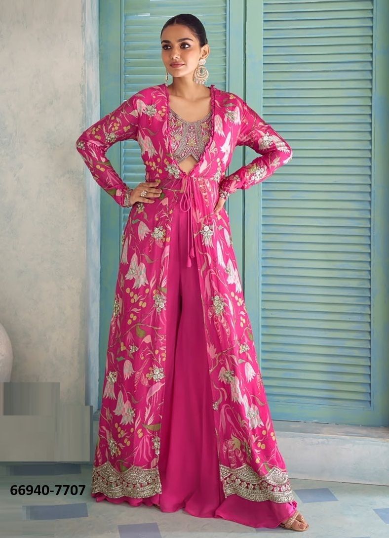 SHAHEEN - Catalog # 66940 (Set of 3 Indo-Western Outfits) SHAHEEN - Catalog # 66940 (Set of 3 Indo-Western Outfits)