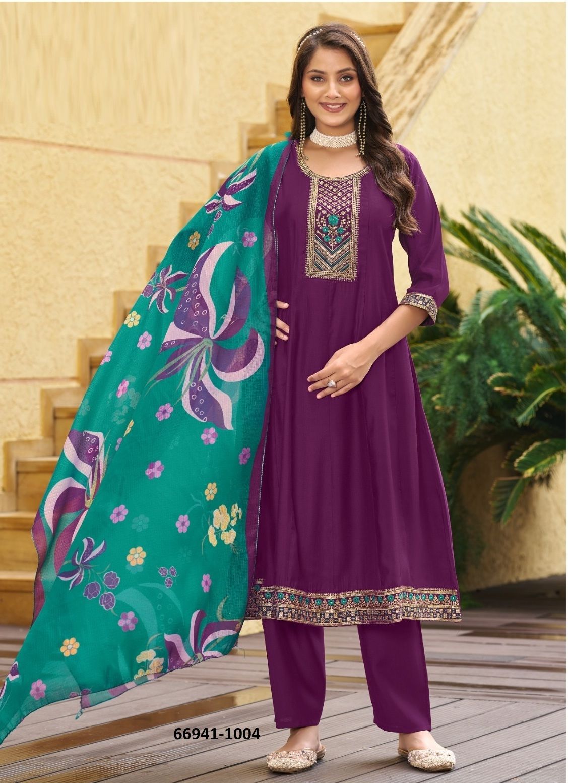 MAUSAM - Catalog # 66941 (Set of 7 Readymade Salwar Suits) MAUSAM - Catalog # 66941 (Set of 7 Readymade Salwar Suits)