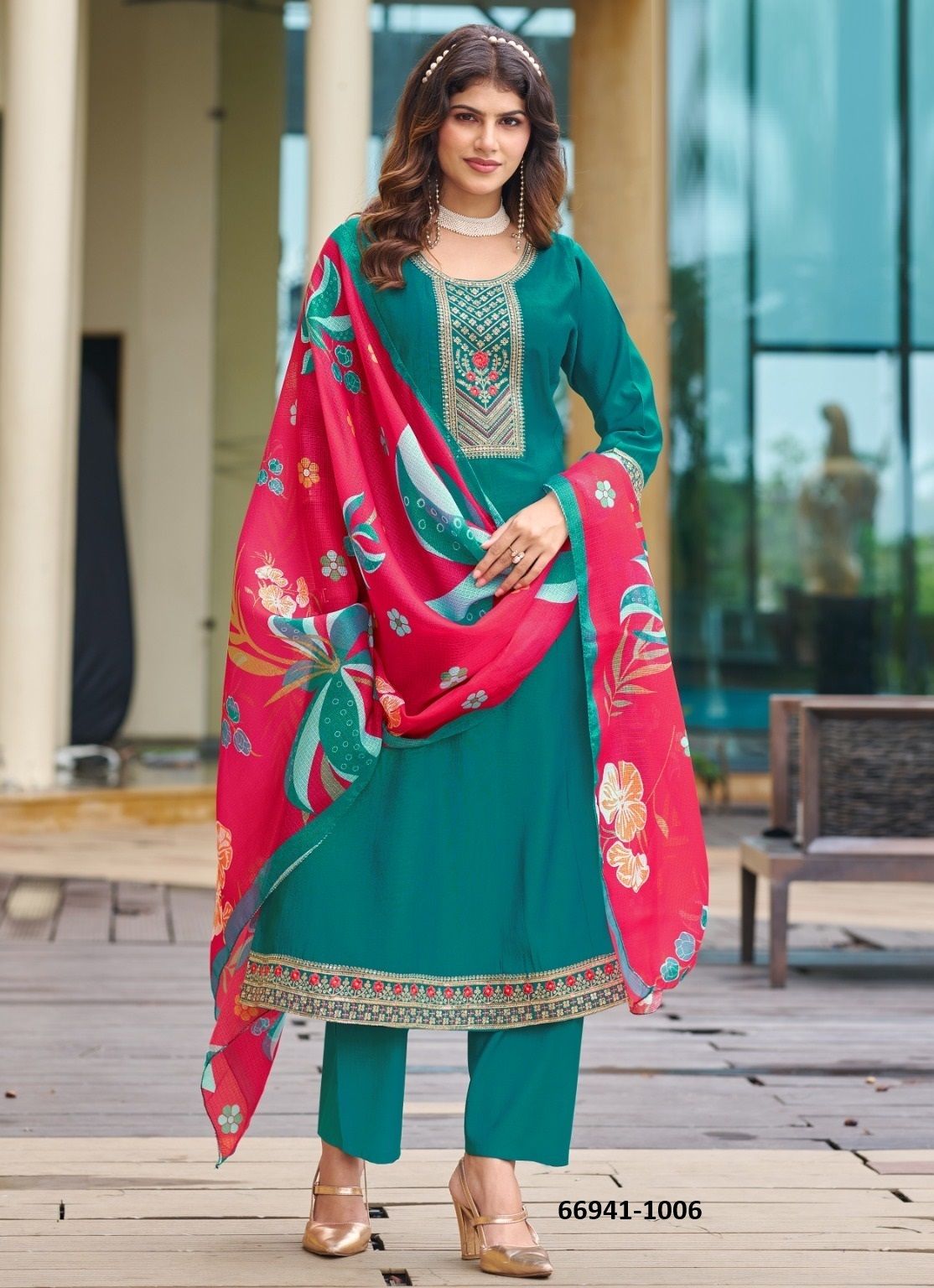 MAUSAM - Catalog # 66941 (Set of 7 Readymade Salwar Suits) MAUSAM - Catalog # 66941 (Set of 7 Readymade Salwar Suits)