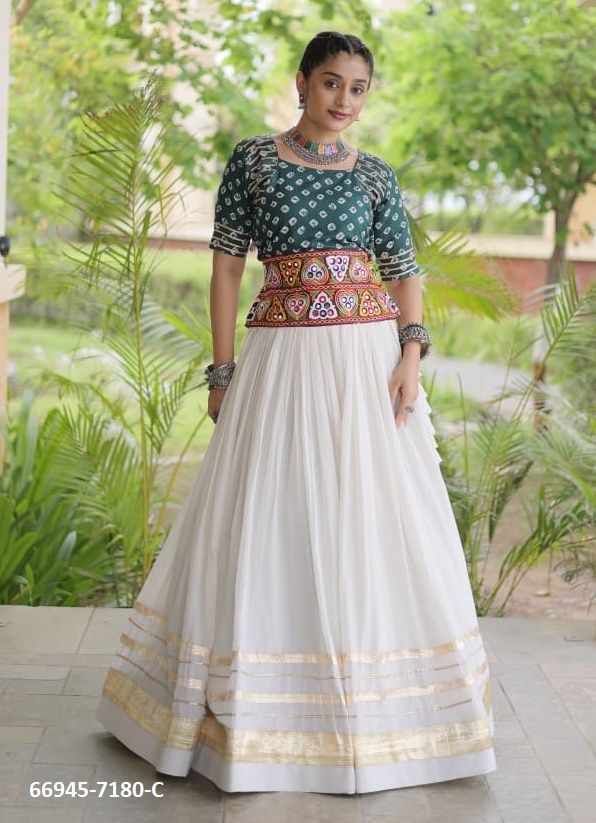 DESIGN 7180 - Catalog # 66945 (Set of 4 Readymade Lehengas) DESIGN 7180 - Catalog # 66945 (Set of 4 Readymade Lehengas)
