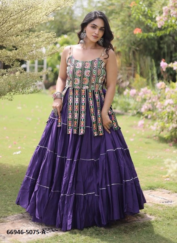 DESIGN 5075 - Catalog # 66946 (Set of 8 Readymade Lehengas) DESIGN 5075 - Catalog # 66946 (Set of 8 Readymade Lehengas)