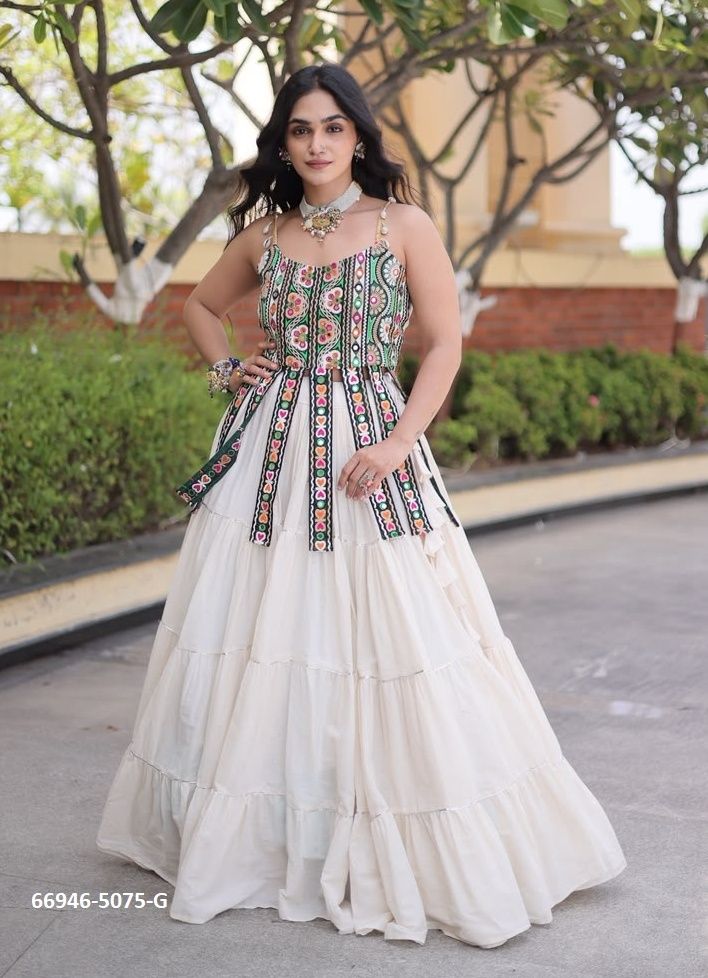 DESIGN 5075 - Catalog # 66946 (Set of 8 Readymade Lehengas) DESIGN 5075 - Catalog # 66946 (Set of 8 Readymade Lehengas)