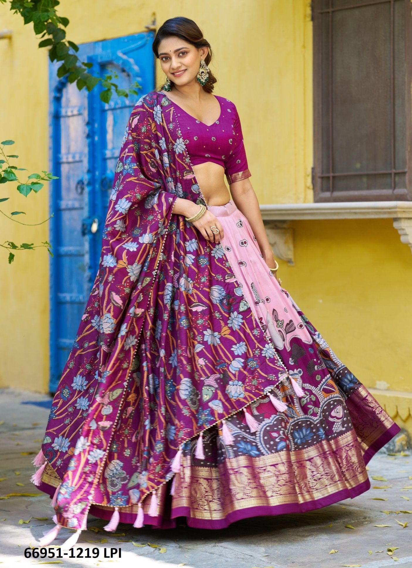 MUSAFIR 1219 - Catalog # 66951 (Set of 8 Semi-Stitched Lehengas) MUSAFIR 1219 - Catalog # 66951 (Set of 8 Semi-Stitched Lehengas)