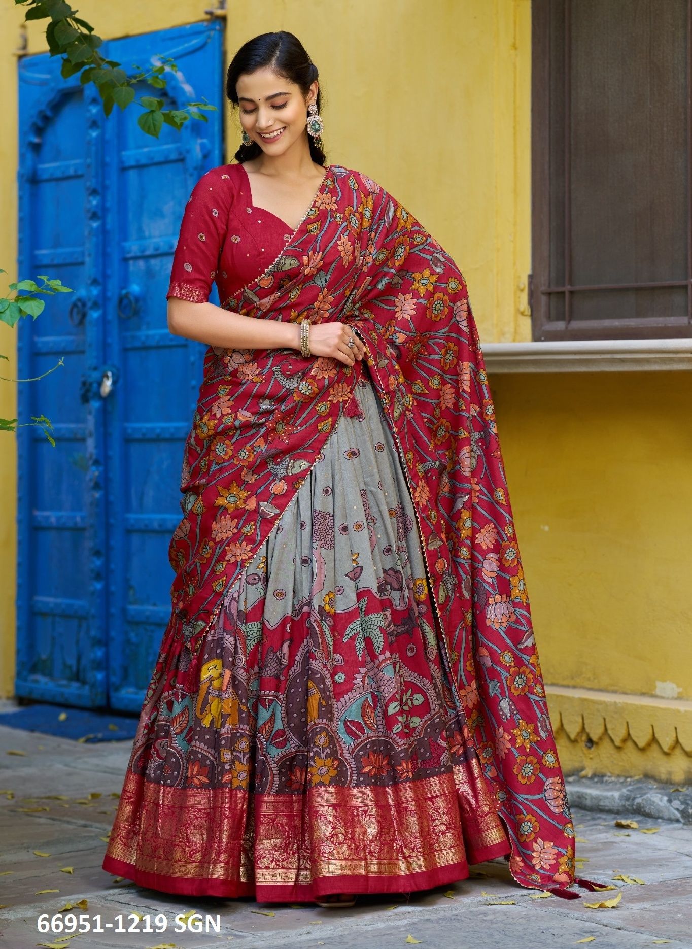 MUSAFIR 1219 - Catalog # 66951 (Set of 8 Semi-Stitched Lehengas) MUSAFIR 1219 - Catalog # 66951 (Set of 8 Semi-Stitched Lehengas)