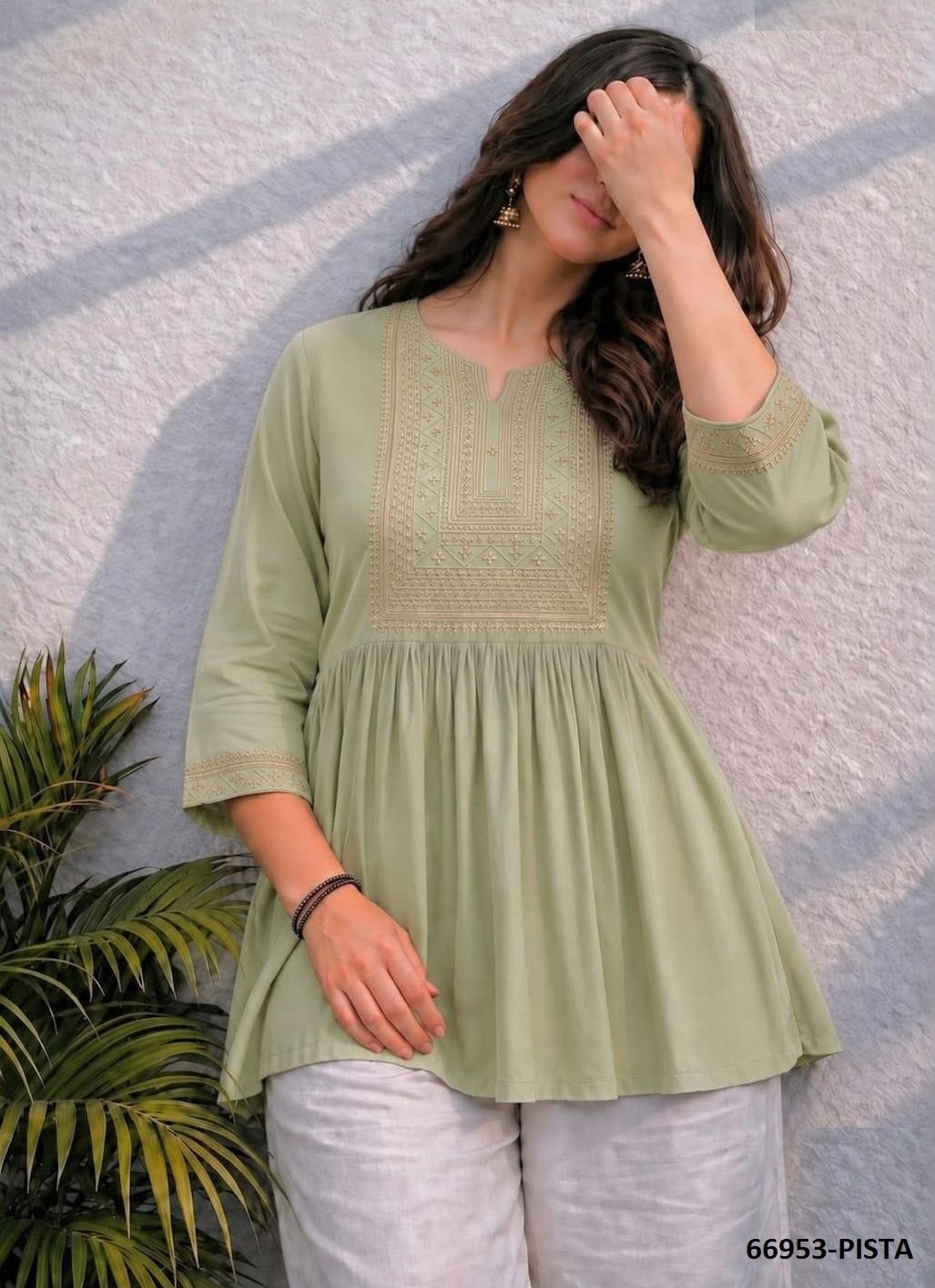 ADAA 2 - Catalog # 66953 (Set of 6 Readymade Women's Kurtis / Tops) ADAA 2 - Catalog # 66953 (Set of 6 Readymade Women's Kurtis / Tops)