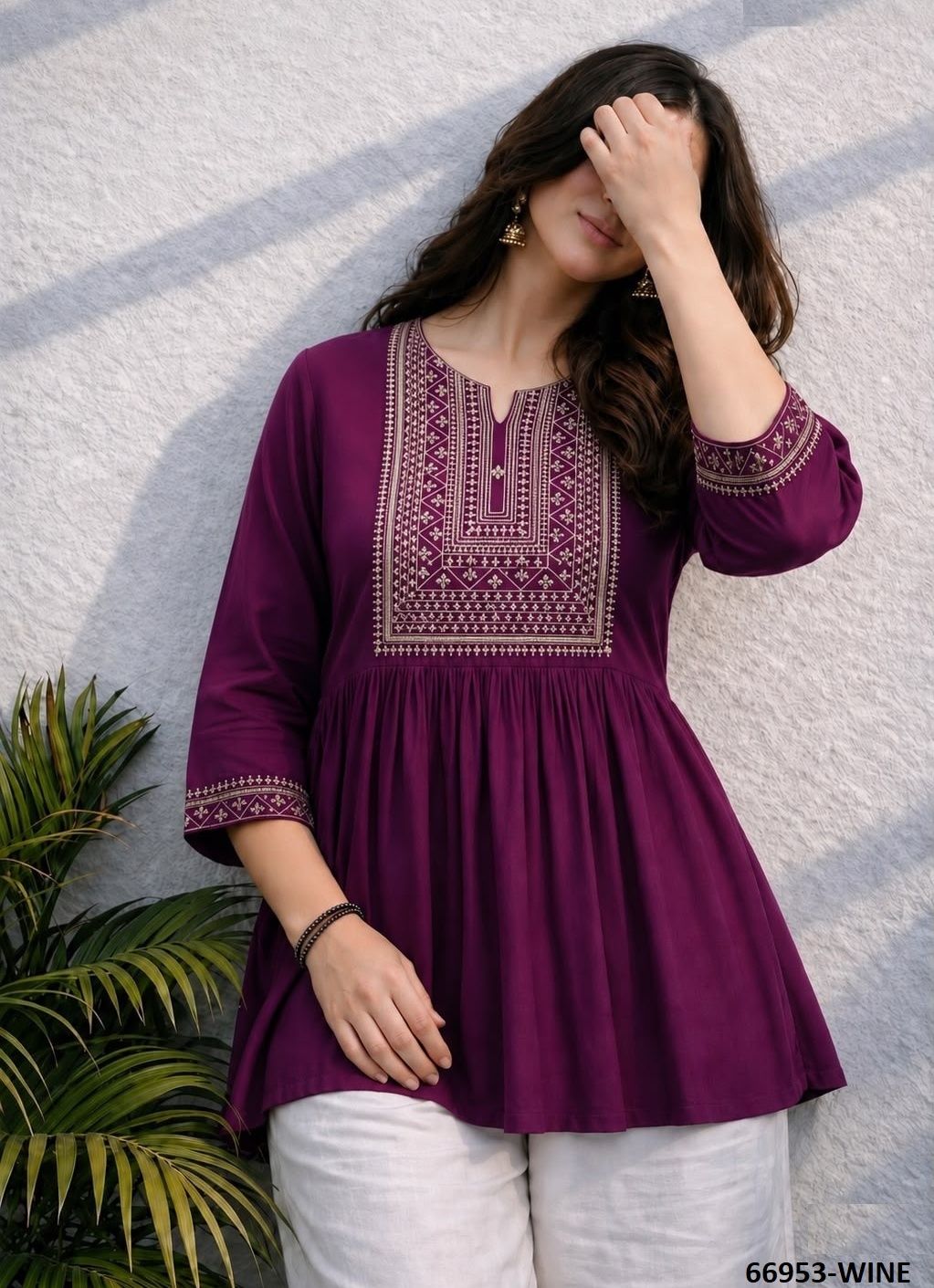 ADAA 2 - Catalog # 66953 (Set of 6 Readymade Women's Kurtis / Tops) ADAA 2 - Catalog # 66953 (Set of 6 Readymade Women's Kurtis / Tops)