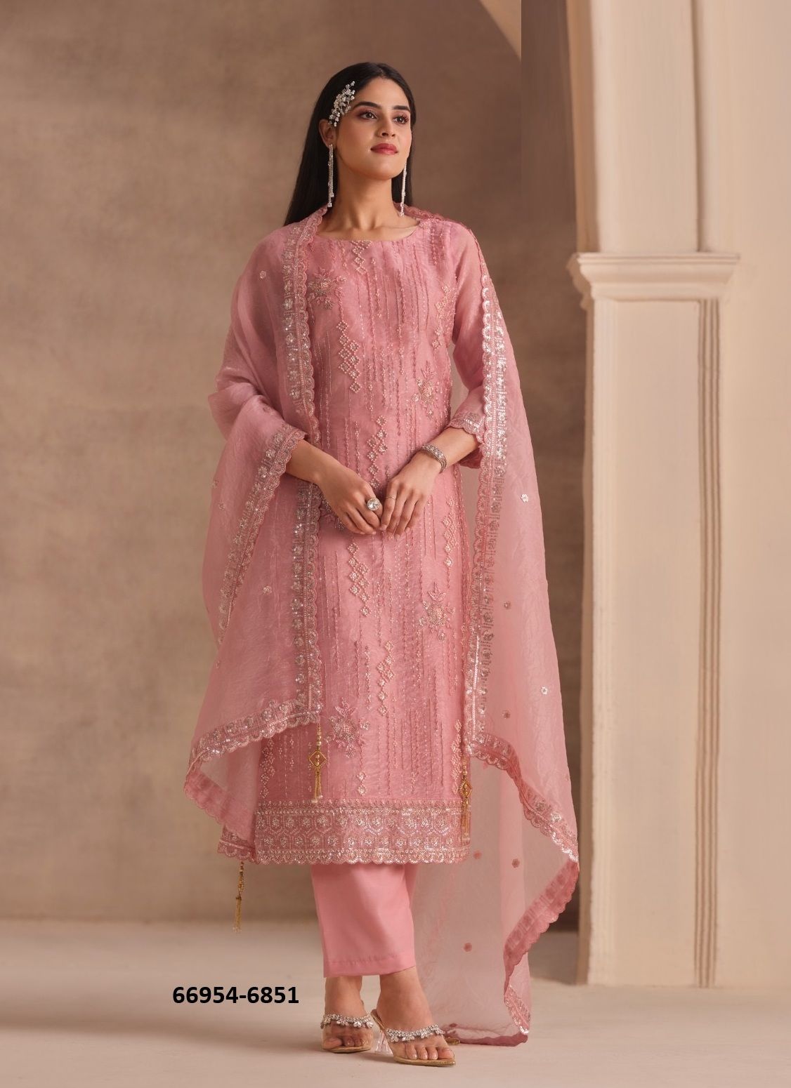 REEHANA - Catalog # 66954 (Set of 6 Readymade Salwar Suits) REEHANA - Catalog # 66954 (Set of 6 Readymade Salwar Suits)