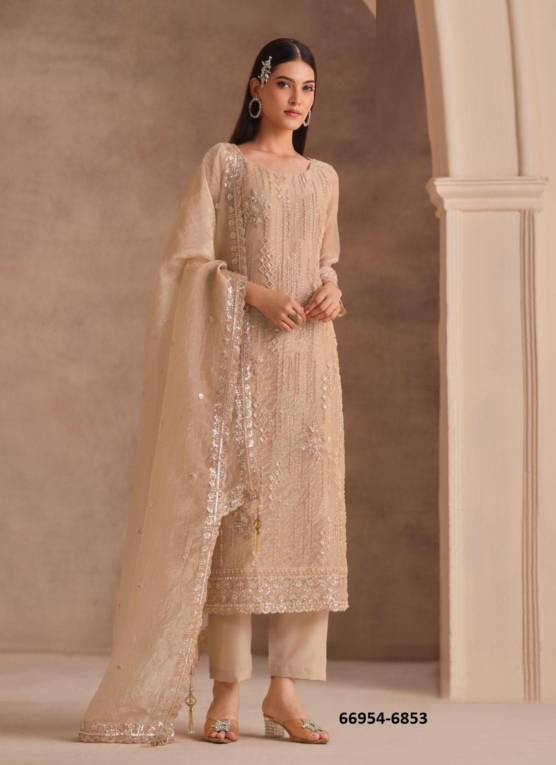 REEHANA - Catalog # 66954 (Set of 6 Readymade Salwar Suits) REEHANA - Catalog # 66954 (Set of 6 Readymade Salwar Suits)