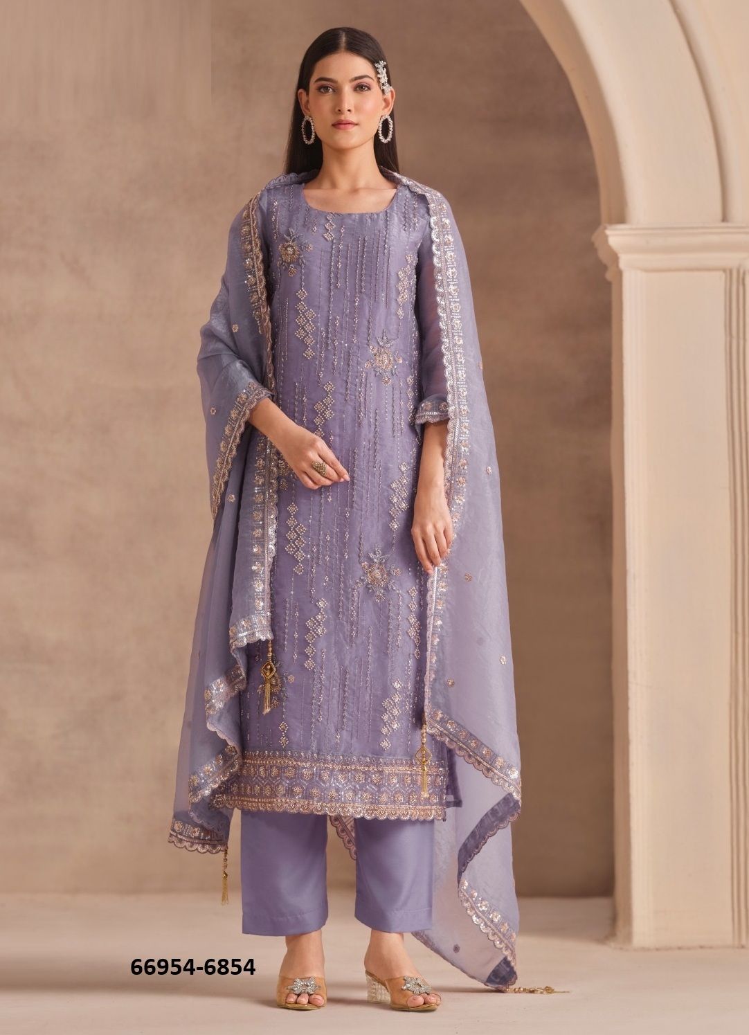 REEHANA - Catalog # 66954 (Set of 6 Readymade Salwar Suits) REEHANA - Catalog # 66954 (Set of 6 Readymade Salwar Suits)