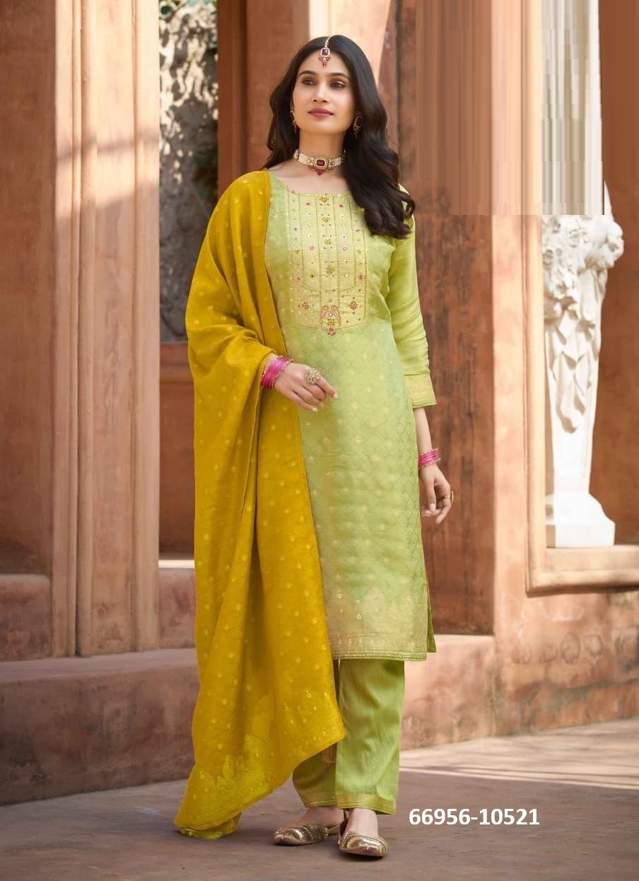 SAKSHI - Catalog # 66956 (Set of 4 Readymade Salwar Suits) SAKSHI - Catalog # 66956 (Set of 4 Readymade Salwar Suits)