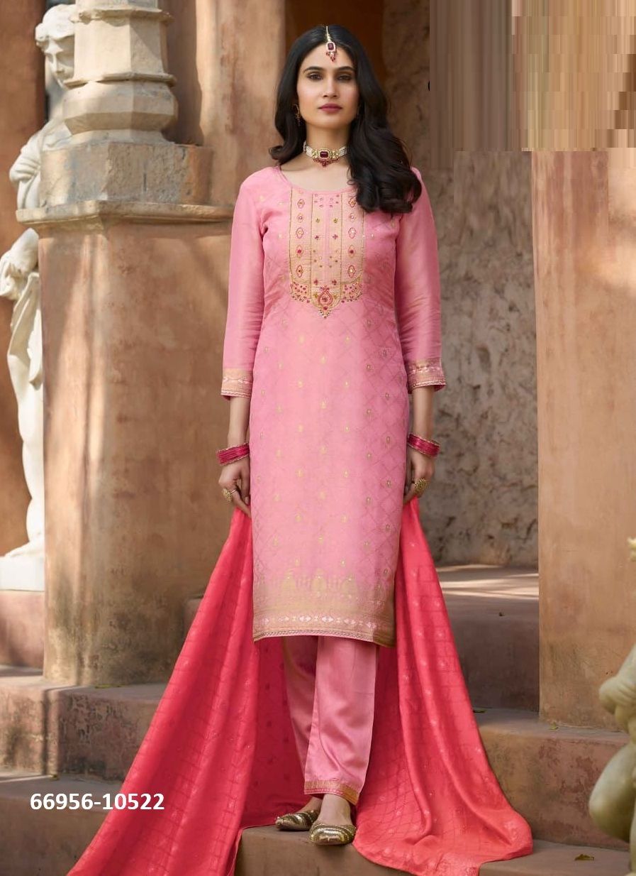 SAKSHI - Catalog # 66956 (Set of 4 Readymade Salwar Suits) SAKSHI - Catalog # 66956 (Set of 4 Readymade Salwar Suits)