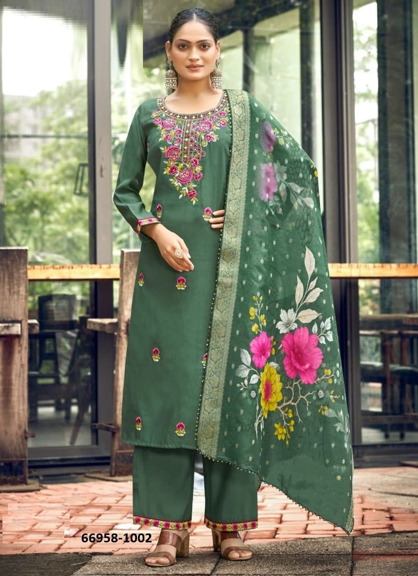 NORA 5 - Catalog # 66958 (Set of 6 Readymade Salwar Suits)