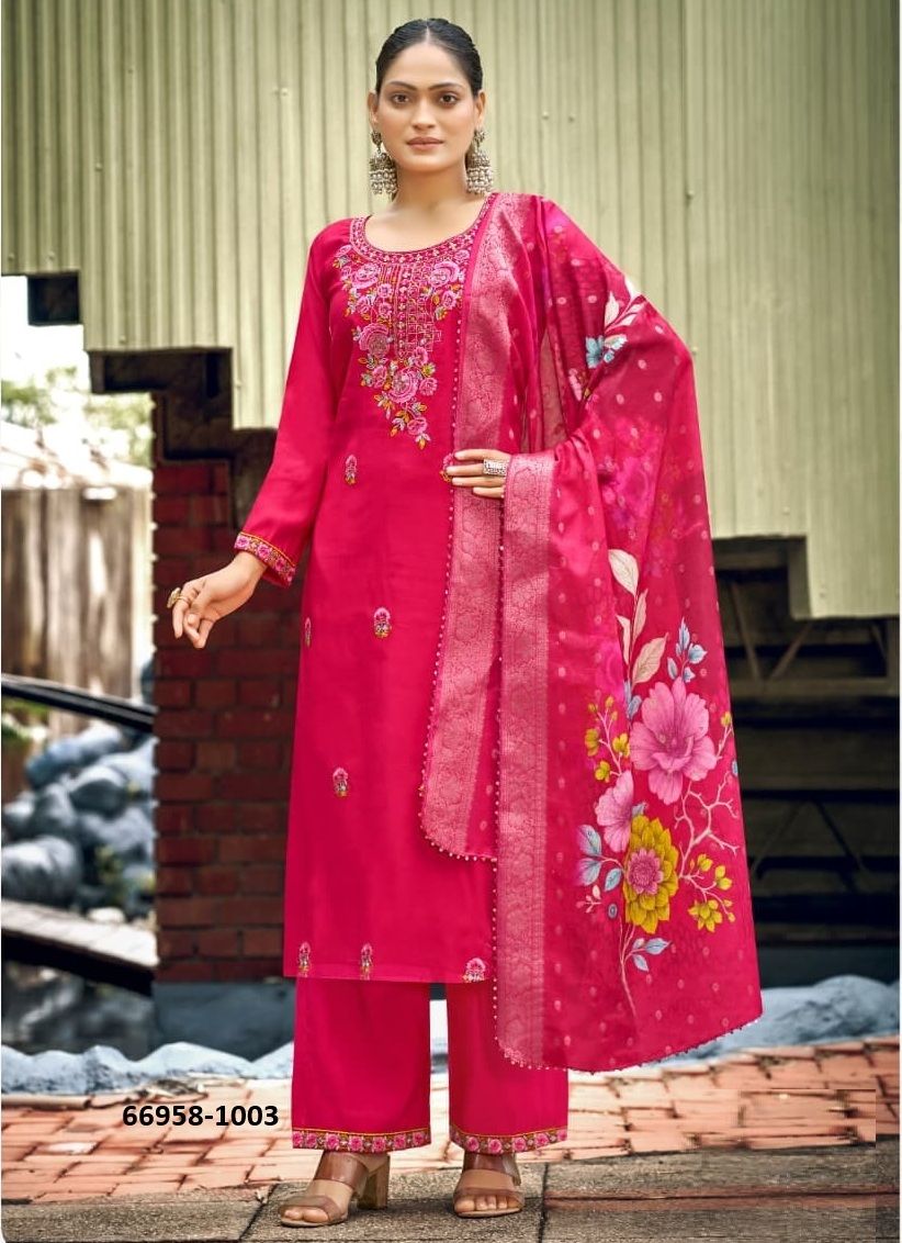 NORA 5 - Catalog # 66958 (Set of 6 Readymade Salwar Suits)