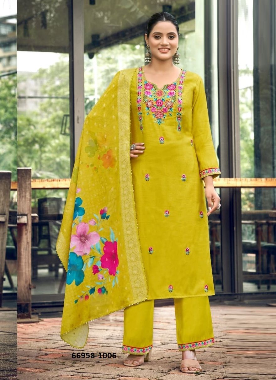 NORA 5 - Catalog # 66958 (Set of 6 Readymade Salwar Suits)