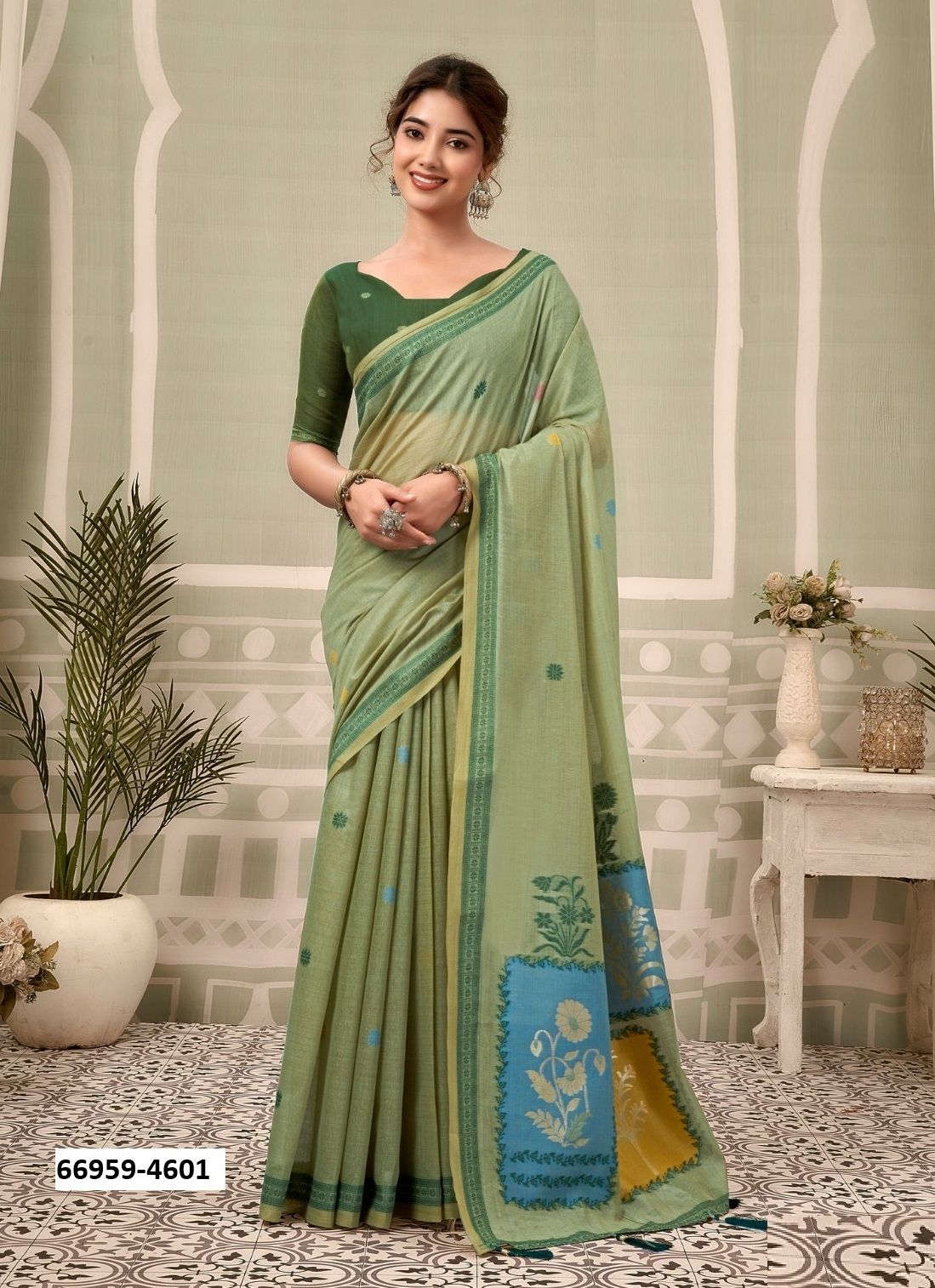 SUSHMA - Catalog # 66959 (Set of 6 Sarees) SUSHMA - Catalog # 66959 (Set of 6 Sarees)