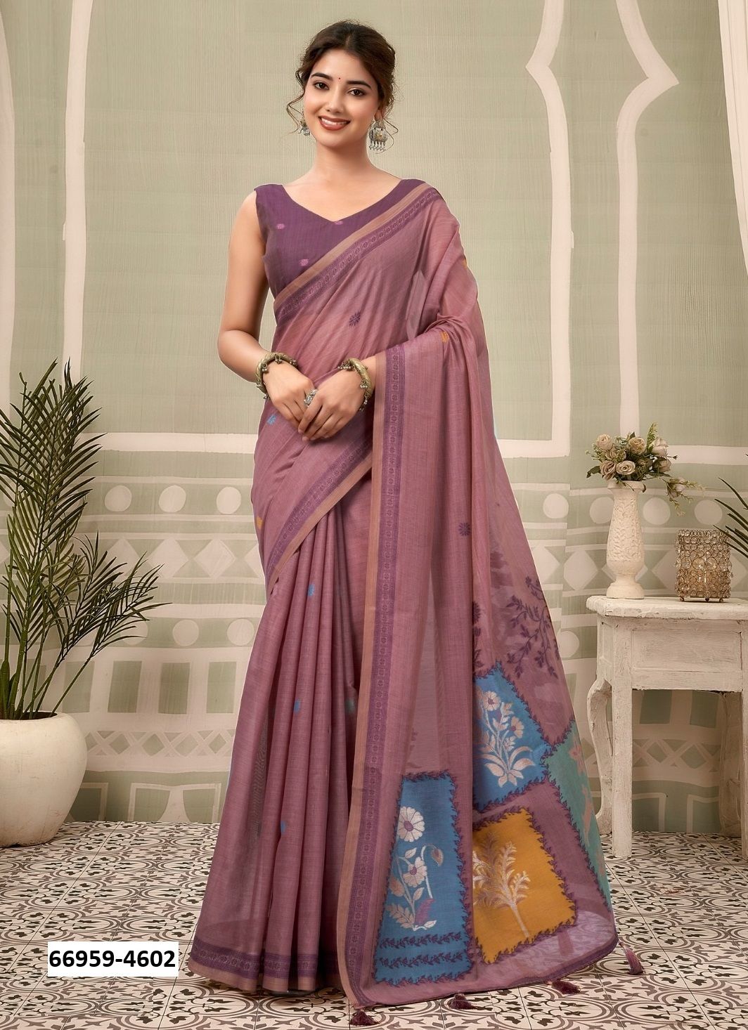 SUSHMA - Catalog # 66959 (Set of 6 Sarees) SUSHMA - Catalog # 66959 (Set of 6 Sarees)