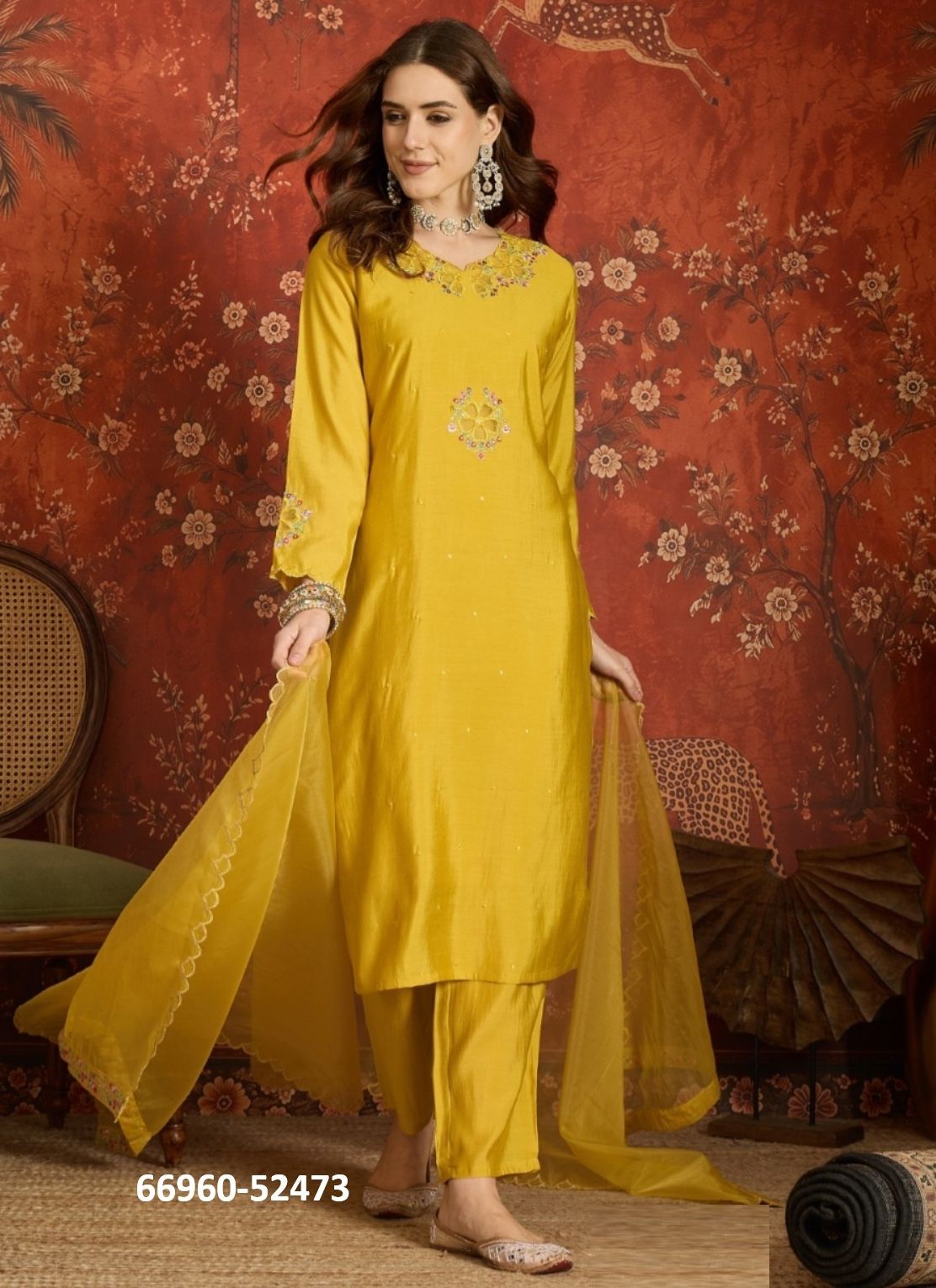 VAMIKA - Catalog # 66960 (Set of 5 Readymade Salwar Suits) VAMIKA - Catalog # 66960 (Set of 5 Readymade Salwar Suits)