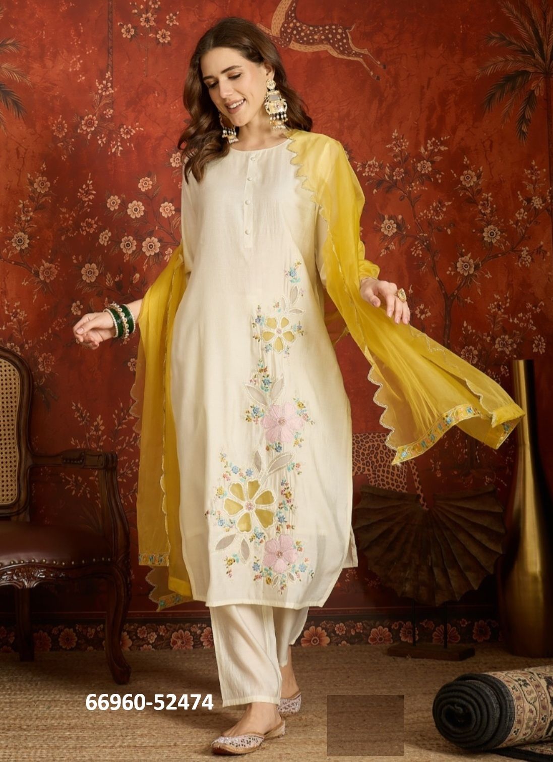 VAMIKA - Catalog # 66960 (Set of 5 Readymade Salwar Suits) VAMIKA - Catalog # 66960 (Set of 5 Readymade Salwar Suits)