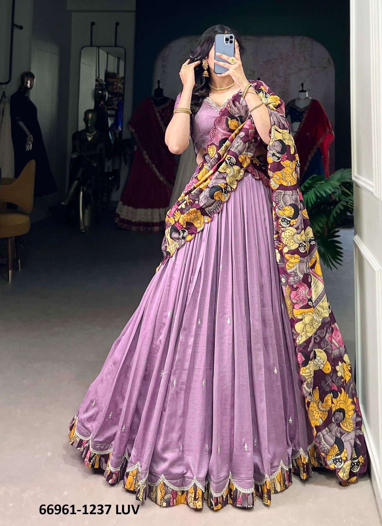 VARNIKA 1237 - Catalog # 66961 (Set of 4 Semi-Stitched Lehengas) VARNIKA 1237 - Catalog # 66961 (Set of 4 Semi-Stitched Lehengas)