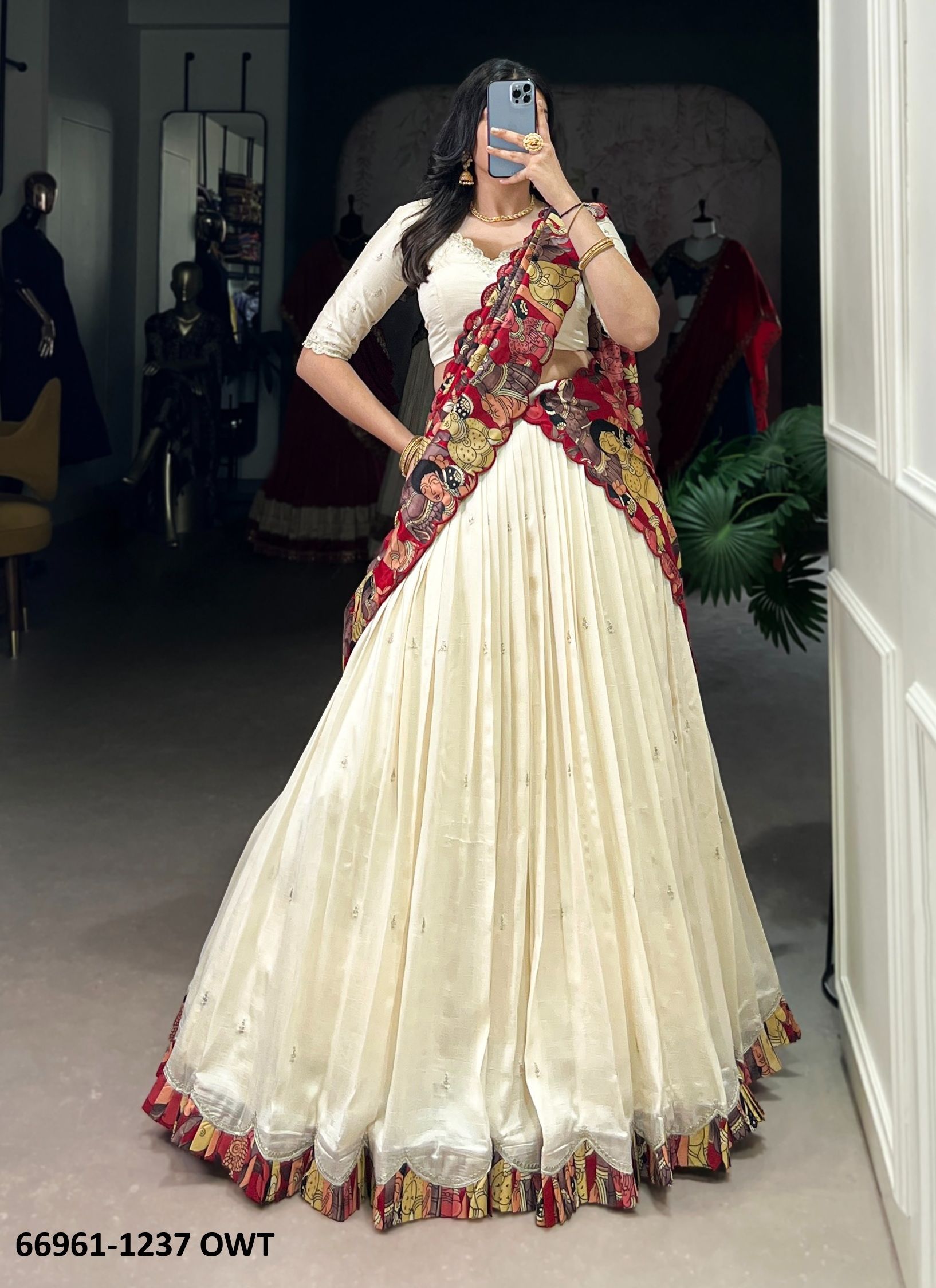 VARNIKA 1237 - Catalog # 66961 (Set of 4 Semi-Stitched Lehengas) VARNIKA 1237 - Catalog # 66961 (Set of 4 Semi-Stitched Lehengas)