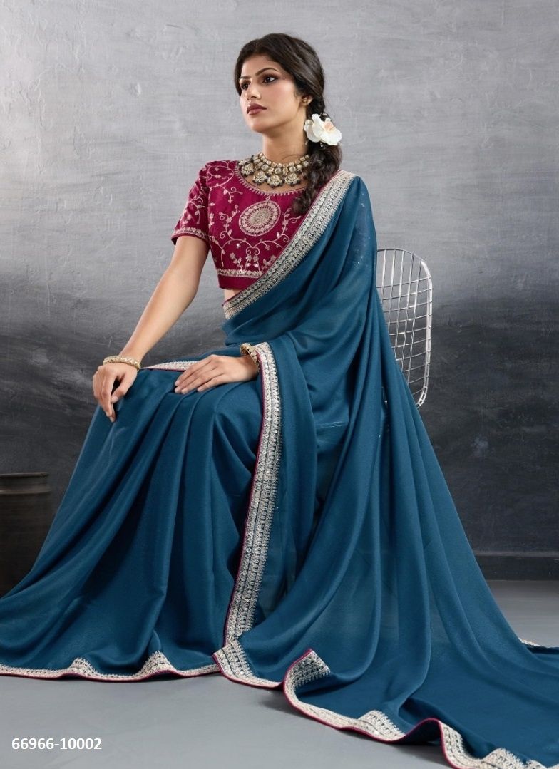 SANJANA - Catalog # 66966 (Set of 8 Sarees)
