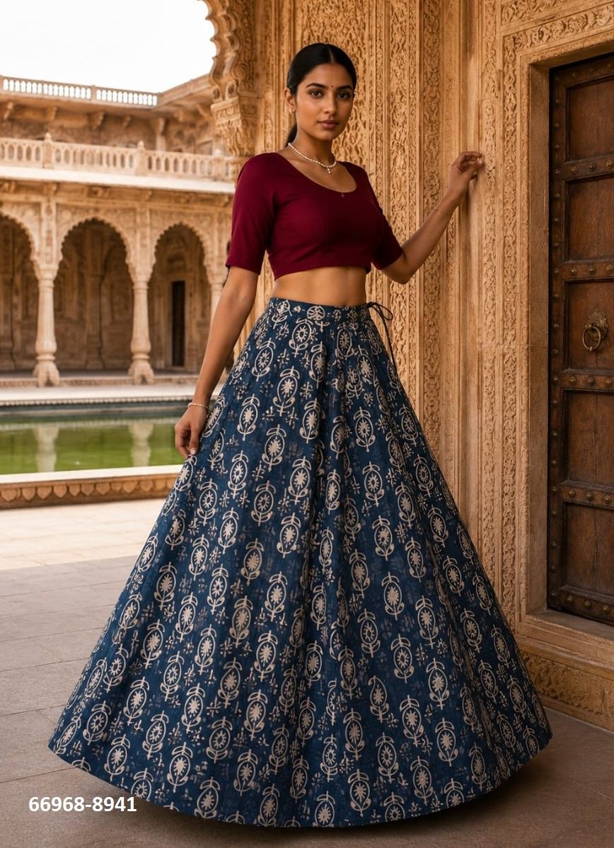 PURE COTTON BAGRU SKIRTS 8941 - Catalog # 66968 (Set of 10 Only Dupattas) PURE COTTON BAGRU SKIRTS 8941 - Catalog # 66968 (Set of 10 Only Dupattas)