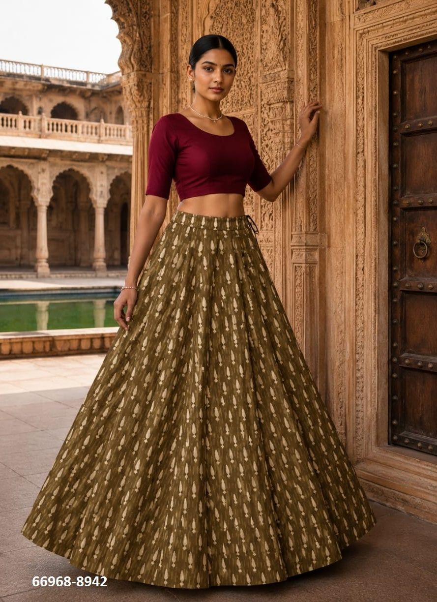 PURE COTTON BAGRU SKIRTS 8941 - Catalog # 66968 (Set of 10 Only Dupattas) PURE COTTON BAGRU SKIRTS 8941 - Catalog # 66968 (Set of 10 Only Dupattas)