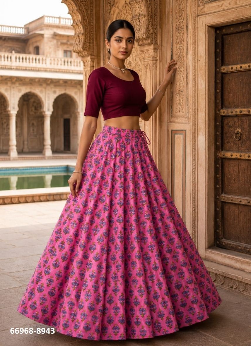 PURE COTTON BAGRU SKIRTS 8941 - Catalog # 66968 (Set of 10 Only Dupattas) PURE COTTON BAGRU SKIRTS 8941 - Catalog # 66968 (Set of 10 Only Dupattas)