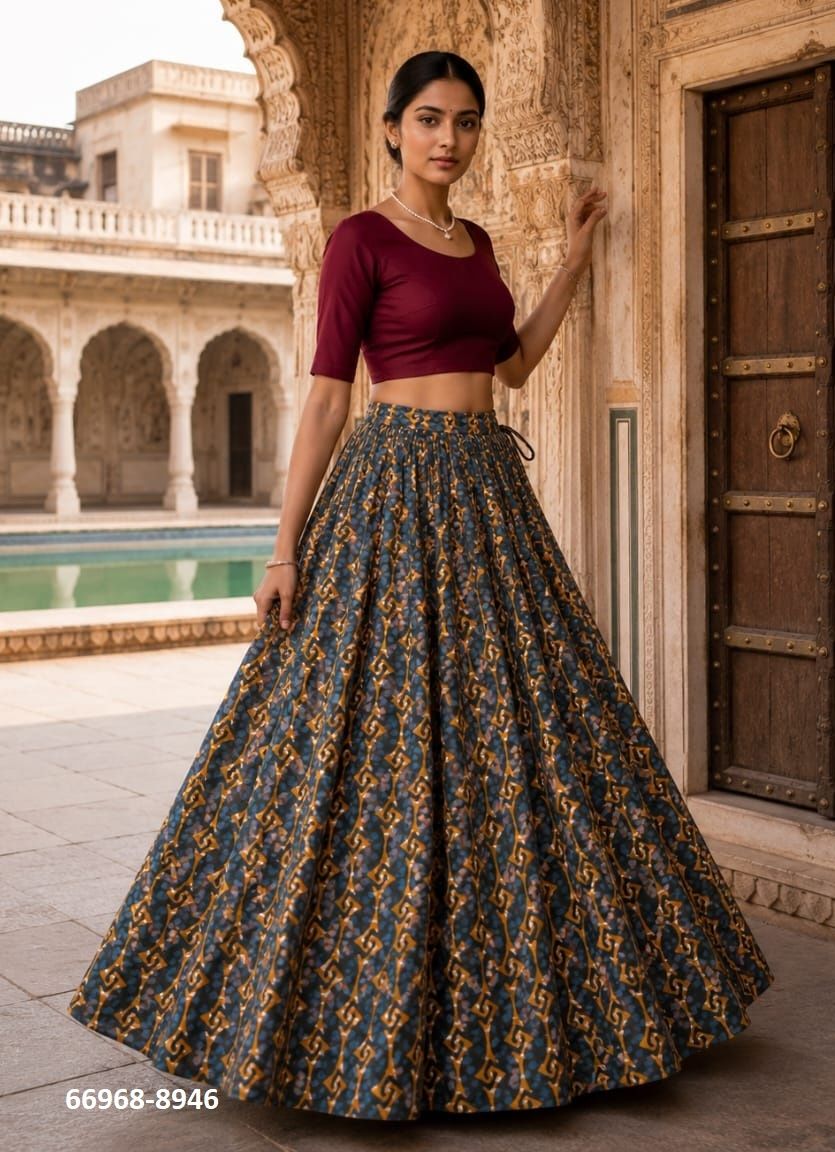 PURE COTTON BAGRU SKIRTS 8941 - Catalog # 66968 (Set of 10 Only Dupattas) PURE COTTON BAGRU SKIRTS 8941 - Catalog # 66968 (Set of 10 Only Dupattas)