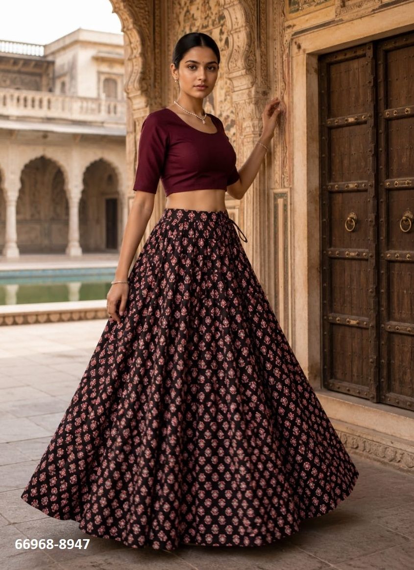 PURE COTTON BAGRU SKIRTS 8941 - Catalog # 66968 (Set of 10 Only Dupattas) PURE COTTON BAGRU SKIRTS 8941 - Catalog # 66968 (Set of 10 Only Dupattas)
