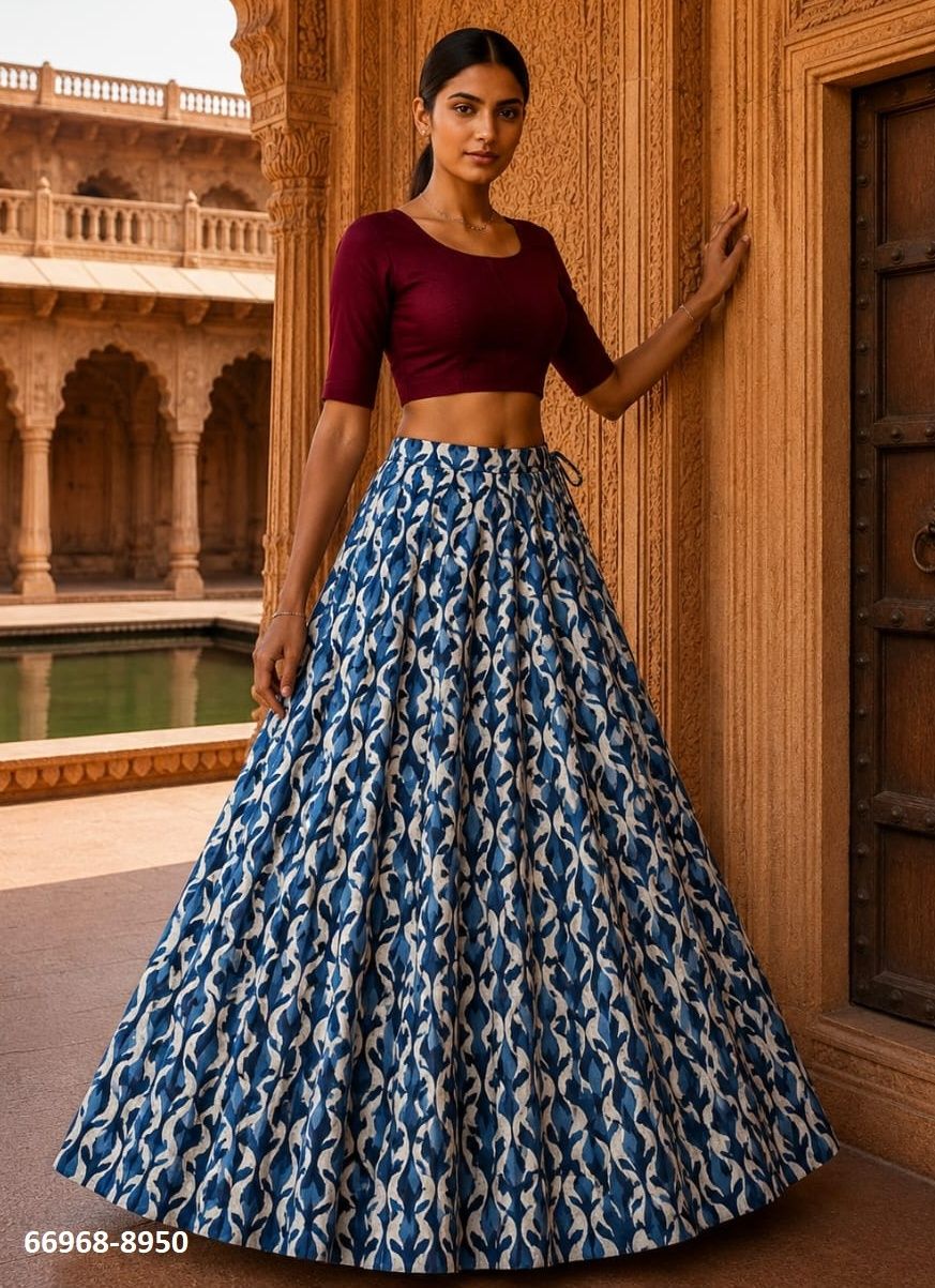 PURE COTTON BAGRU SKIRTS 8941 - Catalog # 66968 (Set of 10 Only Dupattas) PURE COTTON BAGRU SKIRTS 8941 - Catalog # 66968 (Set of 10 Only Dupattas)