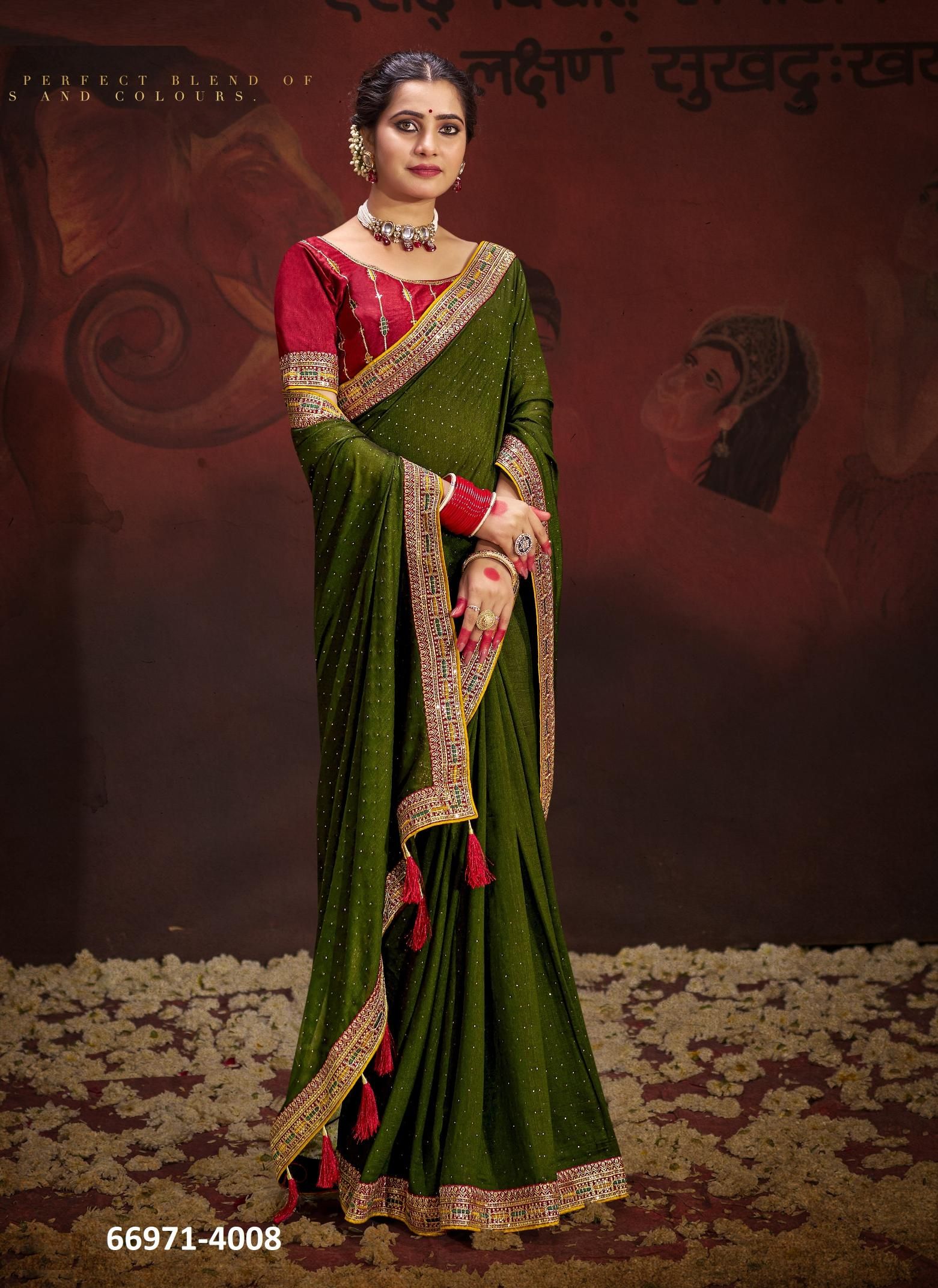 AAYUSHI - Catalog # 66971 (Set of 9 Sarees) AAYUSHI - Catalog # 66971 (Set of 9 Sarees)