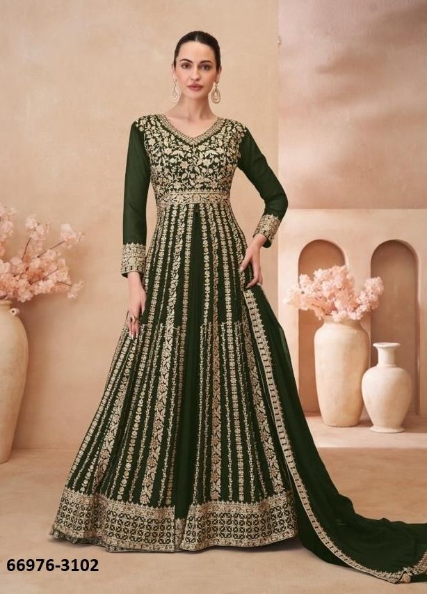 GLAMOUR - Catalog # 66976 (Set of 4 Readymade Salwar Suits)