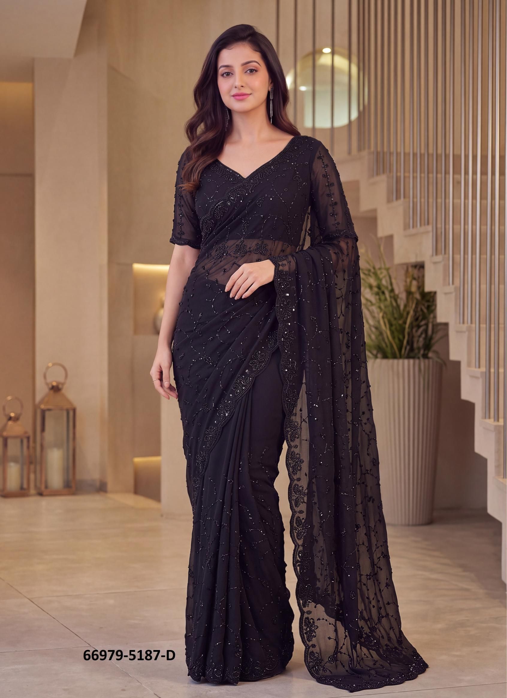 AABHA - Catalog # 66979 (Set of 2 Sarees) AABHA - Catalog # 66979 (Set of 2 Sarees)