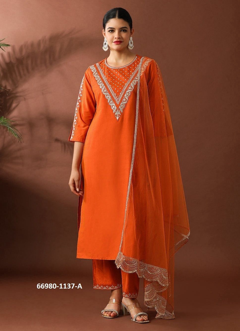 DESIGN 1137 - Catalog # 66980 (Set of 3 Readymade Salwar Suits) DESIGN 1137 - Catalog # 66980 (Set of 3 Readymade Salwar Suits)