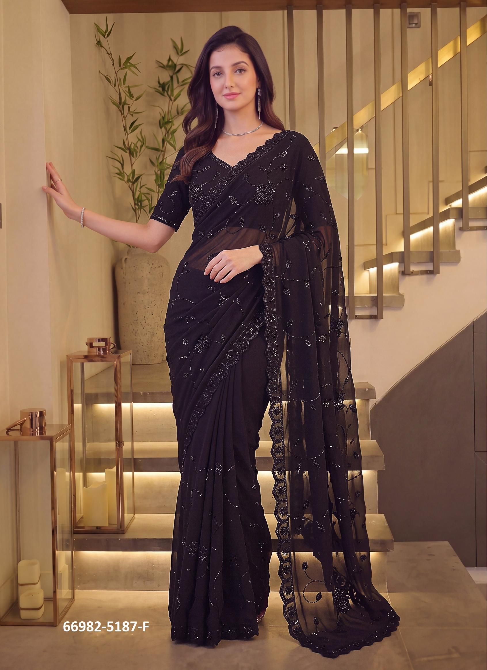 NOOR - Catalog # 66982 (Set of 2 Sarees)