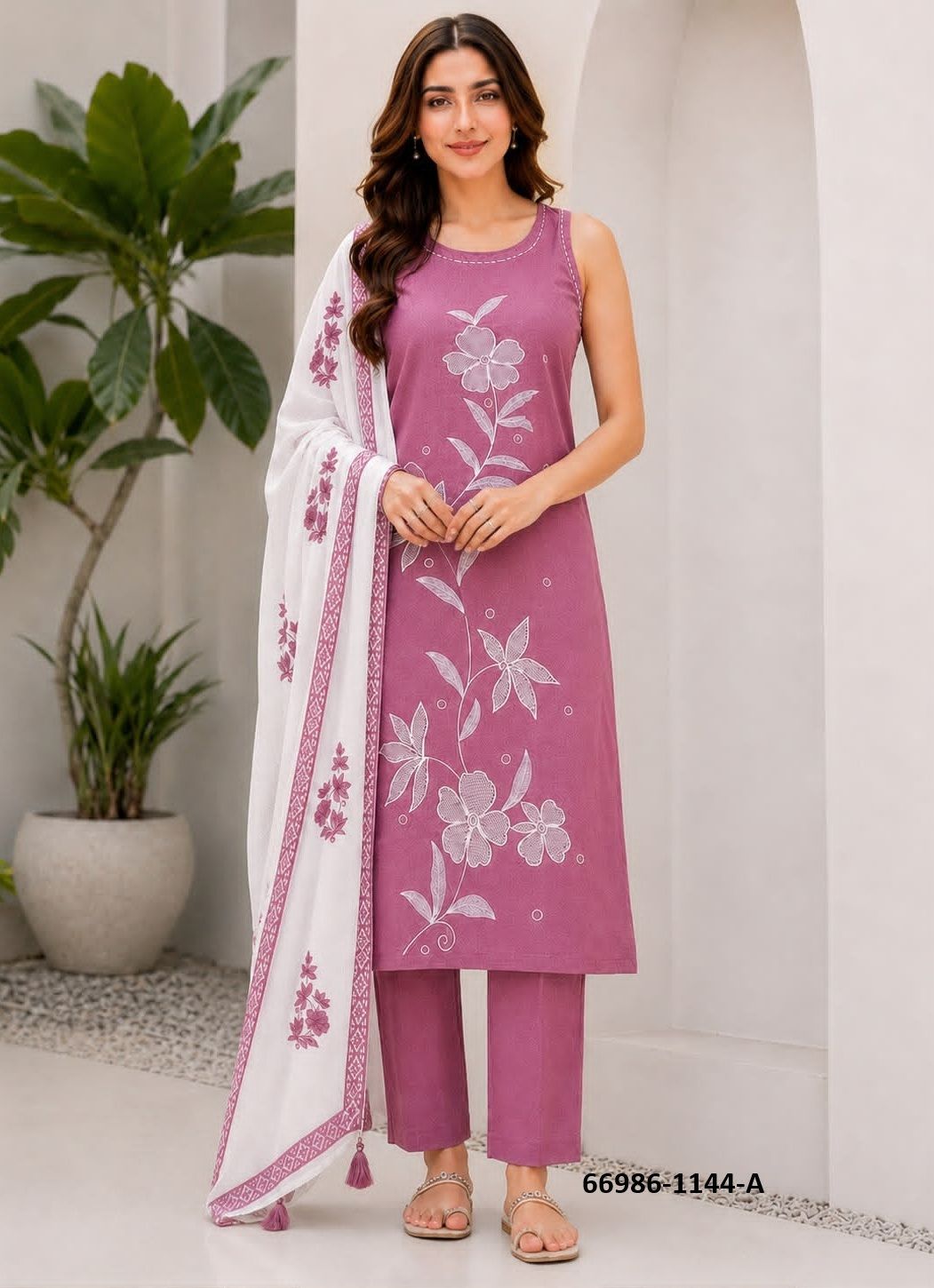 DESIGN 1144 - Catalog # 66986 (Set of 4 Readymade Salwar Suits) DESIGN 1144 - Catalog # 66986 (Set of 4 Readymade Salwar Suits)