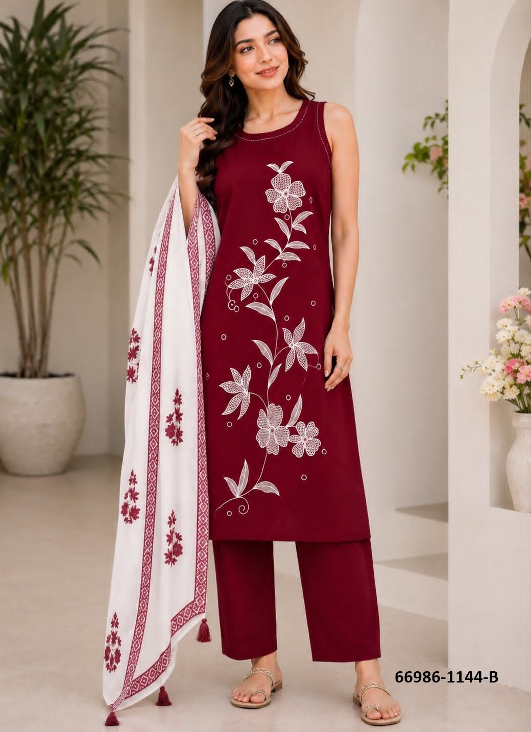 DESIGN 1144 - Catalog # 66986 (Set of 4 Readymade Salwar Suits) DESIGN 1144 - Catalog # 66986 (Set of 4 Readymade Salwar Suits)