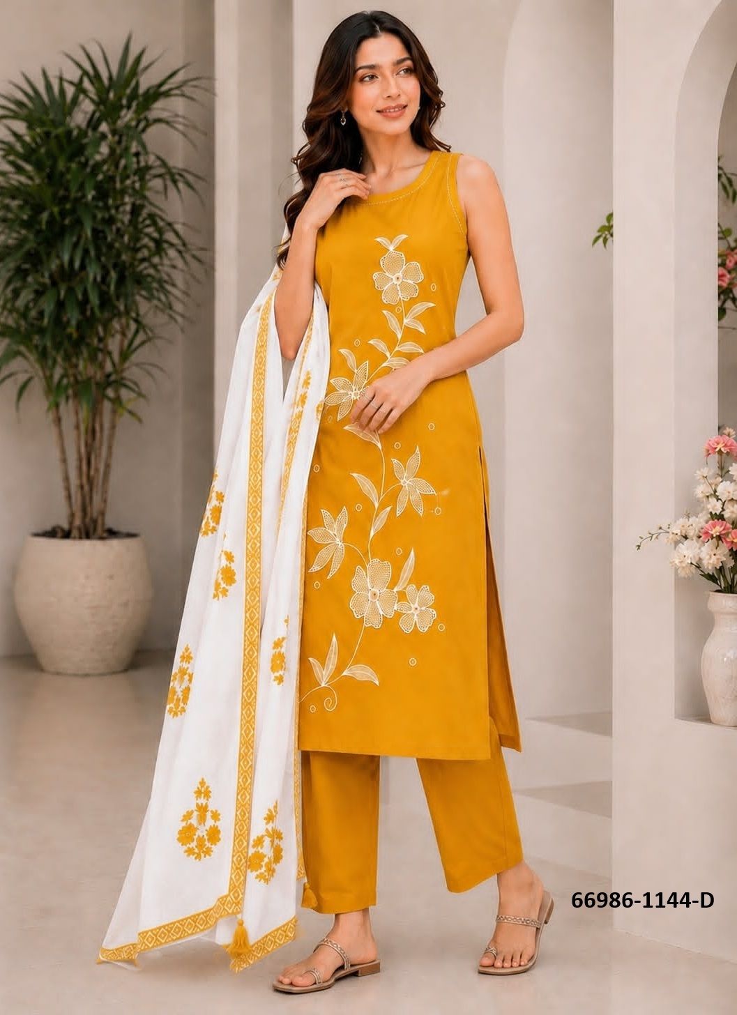 DESIGN 1144 - Catalog # 66986 (Set of 4 Readymade Salwar Suits) DESIGN 1144 - Catalog # 66986 (Set of 4 Readymade Salwar Suits)