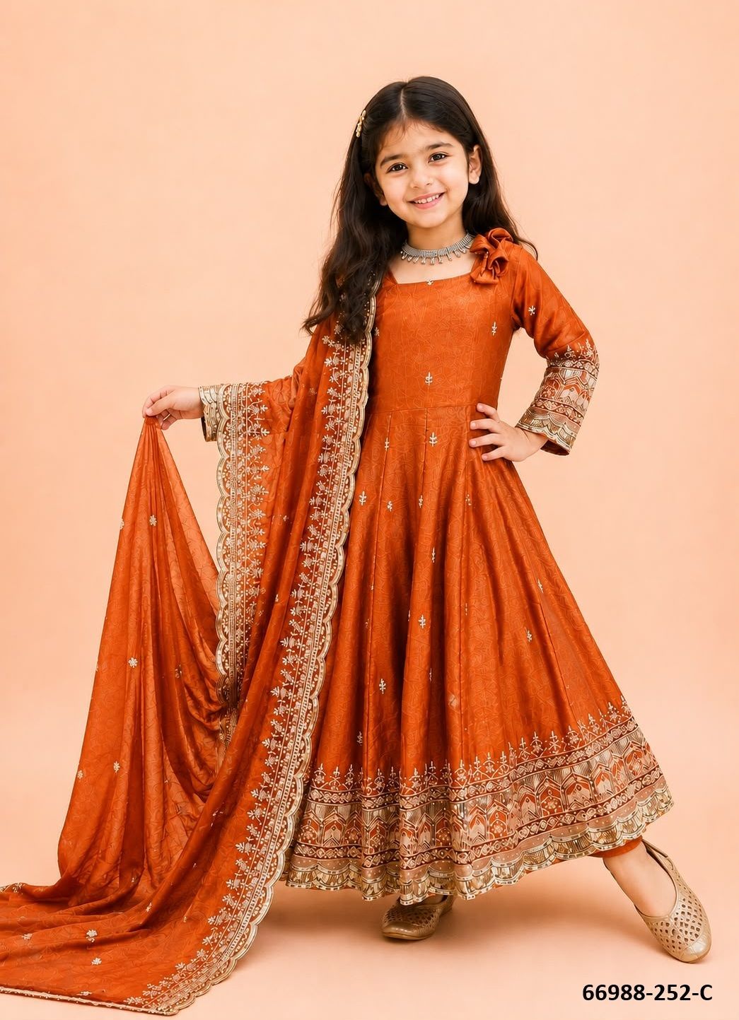 KIDS 252 - Catalog # 66988 (Set of 5 Readymade Salwar Suits) KIDS 252 - Catalog # 66988 (Set of 5 Readymade Salwar Suits)