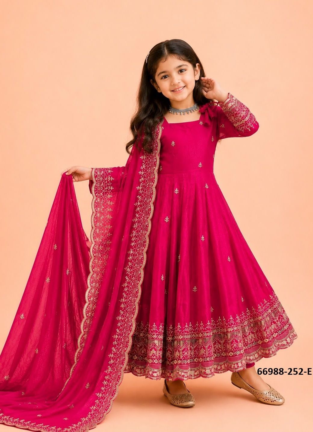 KIDS 252 - Catalog # 66988 (Set of 5 Readymade Salwar Suits) KIDS 252 - Catalog # 66988 (Set of 5 Readymade Salwar Suits)