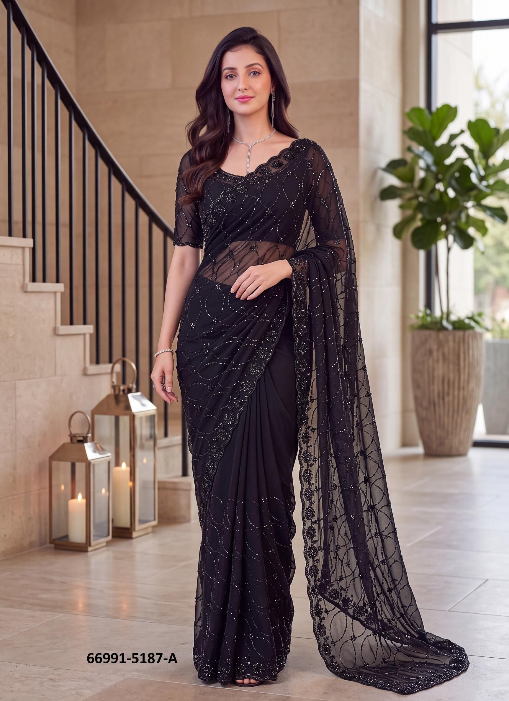 RUHANI - Catalog # 66991 (Set of 2 Sarees) RUHANI - Catalog # 66991 (Set of 2 Sarees)