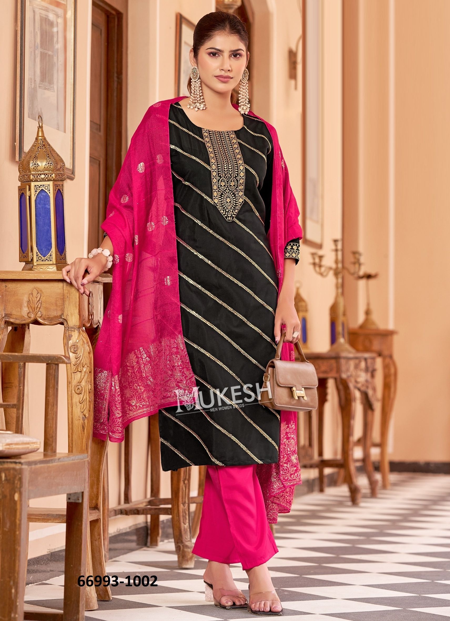 VANIKA - Catalog # 66993 (Set of 8 Readymade Salwar Suits)
