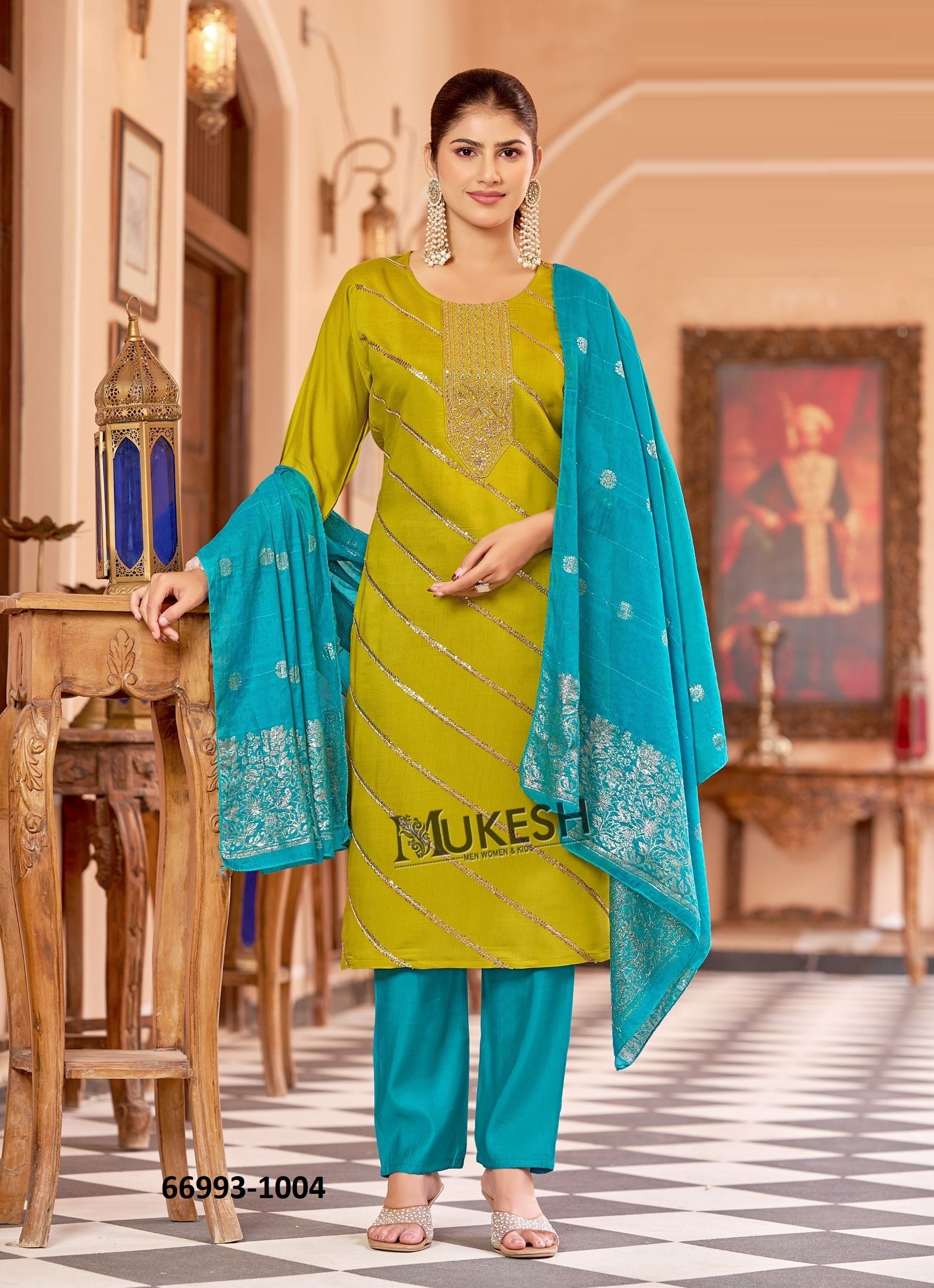 VANIKA - Catalog # 66993 (Set of 8 Readymade Salwar Suits)