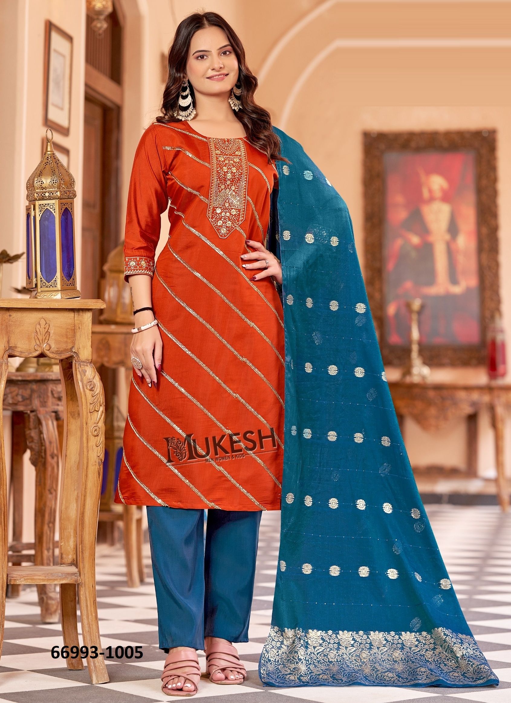 VANIKA - Catalog # 66993 (Set of 8 Readymade Salwar Suits)